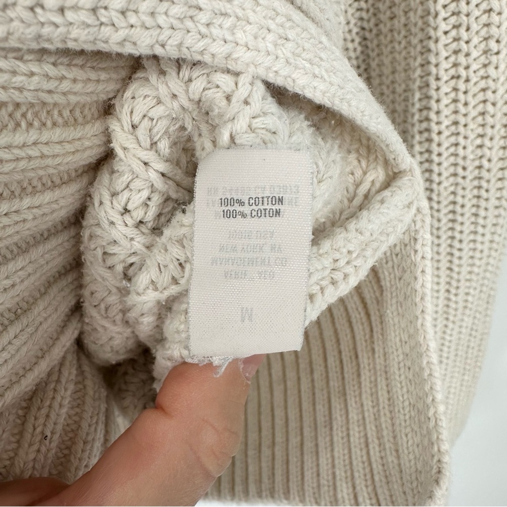 Aerie Cozy Cream Cardigan Sweater, Medium - Picture 9 of 9